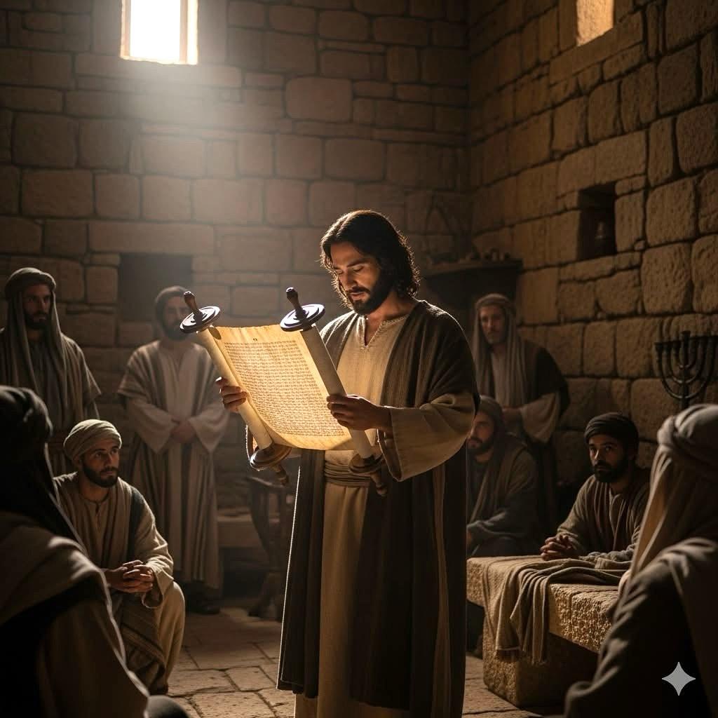 198. Abrindo setembro, Jesus “lê a bíblia 198. Abrindo setembro, Jesus “lê a bíblia