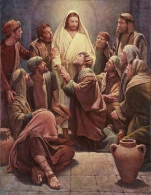 317. “Vede minhas mãos e meus pés. Sou eu mesmo” (Lc 24,39) 317. “Vede minhas mãos e meus pés. Sou eu mesmo” (Lc 24,39)